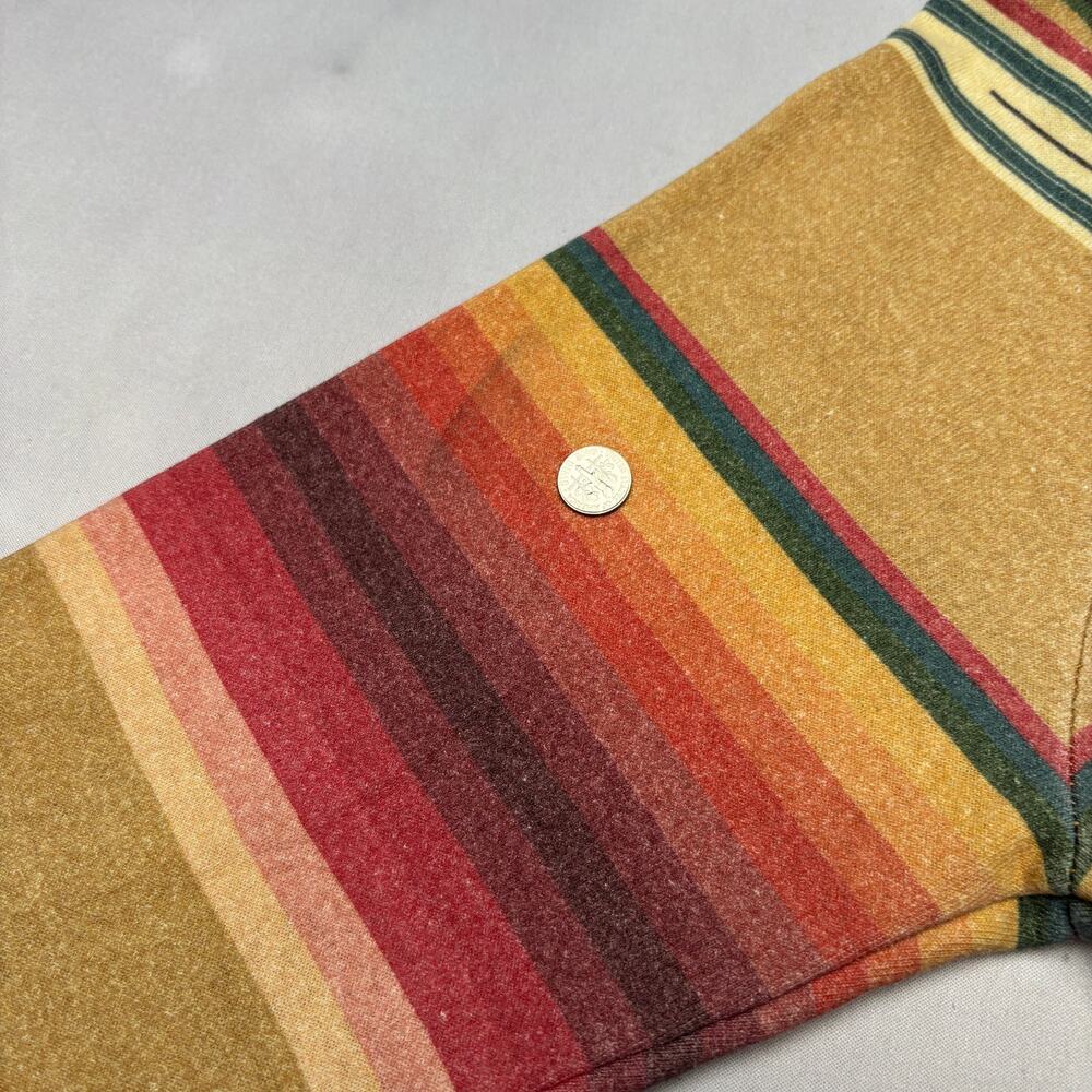 Aviator Nation Tulum Bolt Stitch Crewneck Sweatshirt Serape Stripe Small - Picture 8 of 9